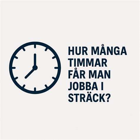 Jobba 11 dagar i sträck